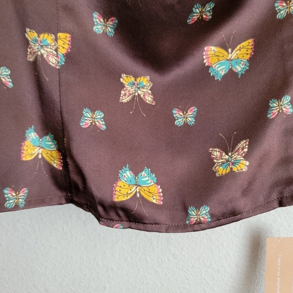 Reformation Overland Silk Top in Falena size 8 NWT - Picture 6 of 11